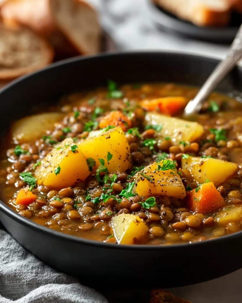 Lentil and Potato Stew (Vegan) Recipe