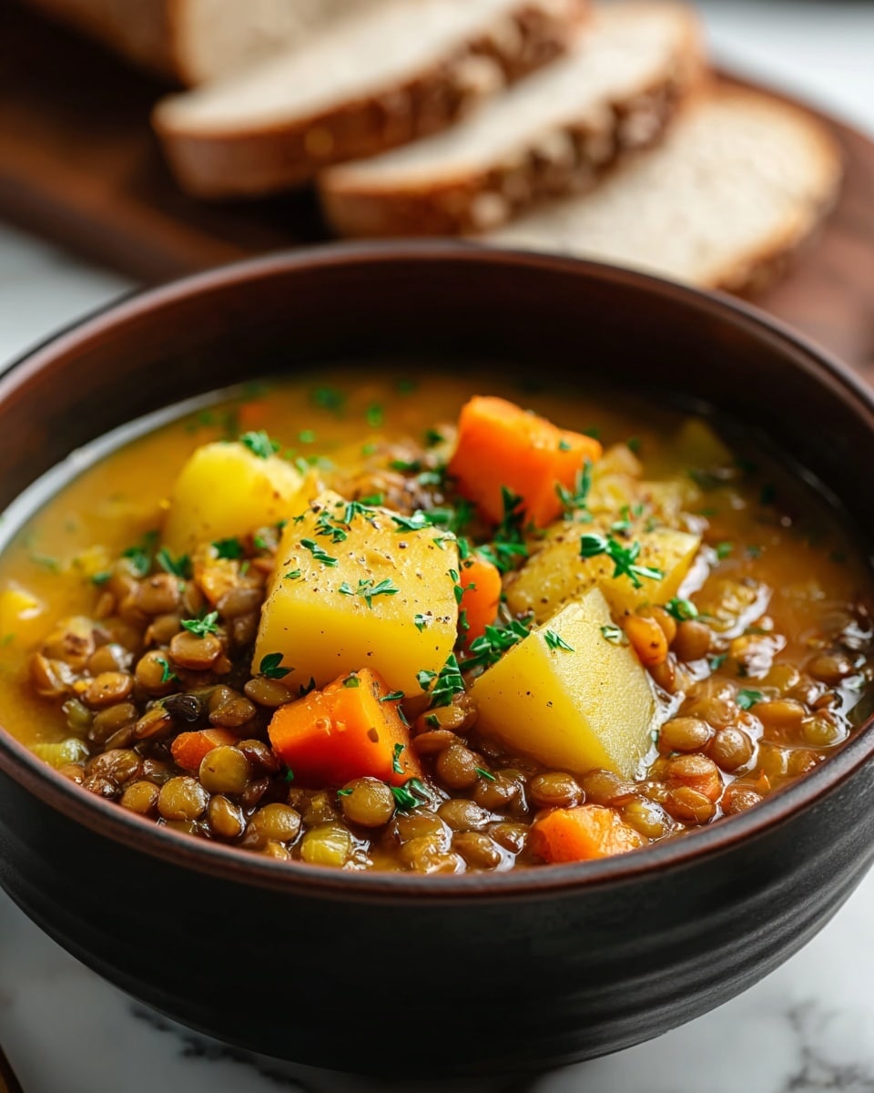 Lentil and Potato Stew (Vegan) Recipe - Recipe Image
