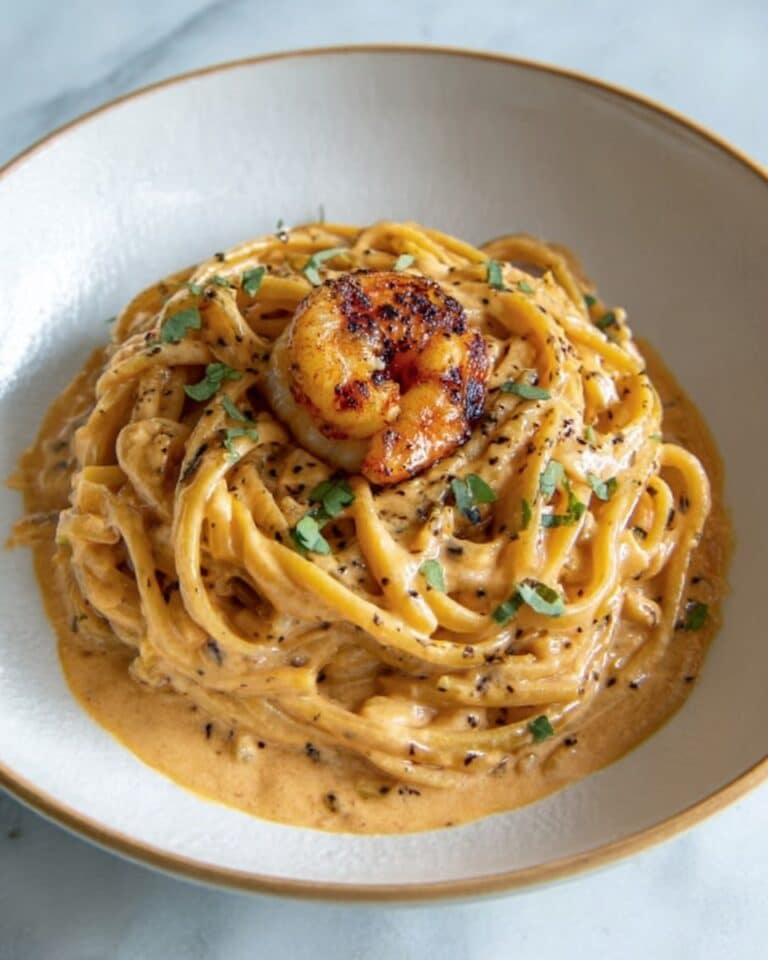 Easy Creamy Shrimp Linguine Recipe