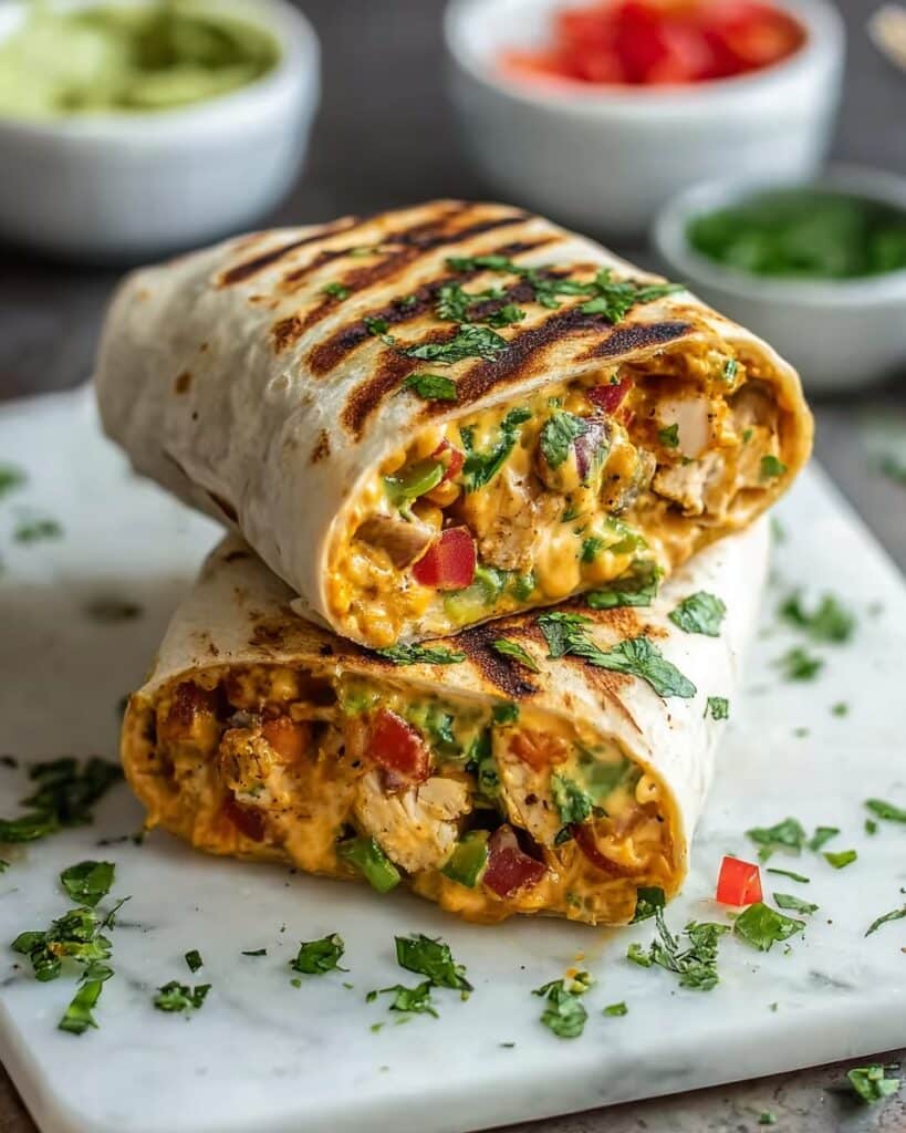 Ranch Grilled Chicken Burrito Recipe