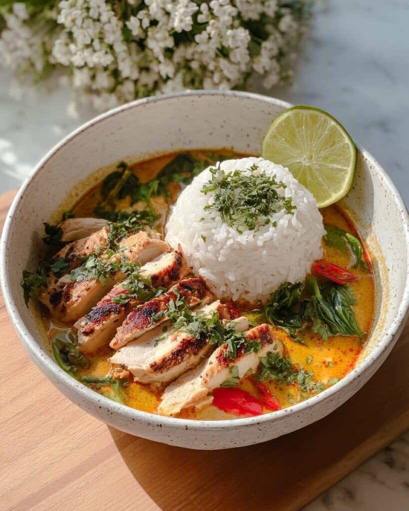 Easy Thai Red Curry with Chicken and Vegetables Recipe