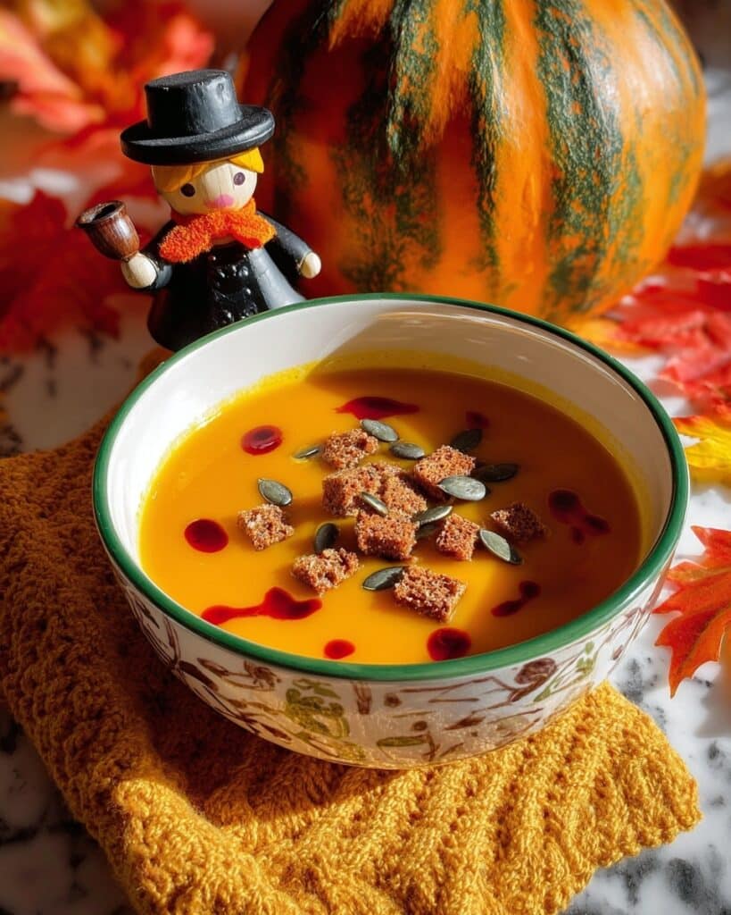 Autumn-Spiced Roasted Pumpkin Soup Recipe