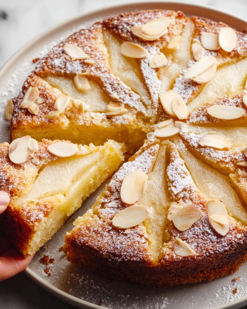 Pear and Almond Cake Recipe - Recipe Image