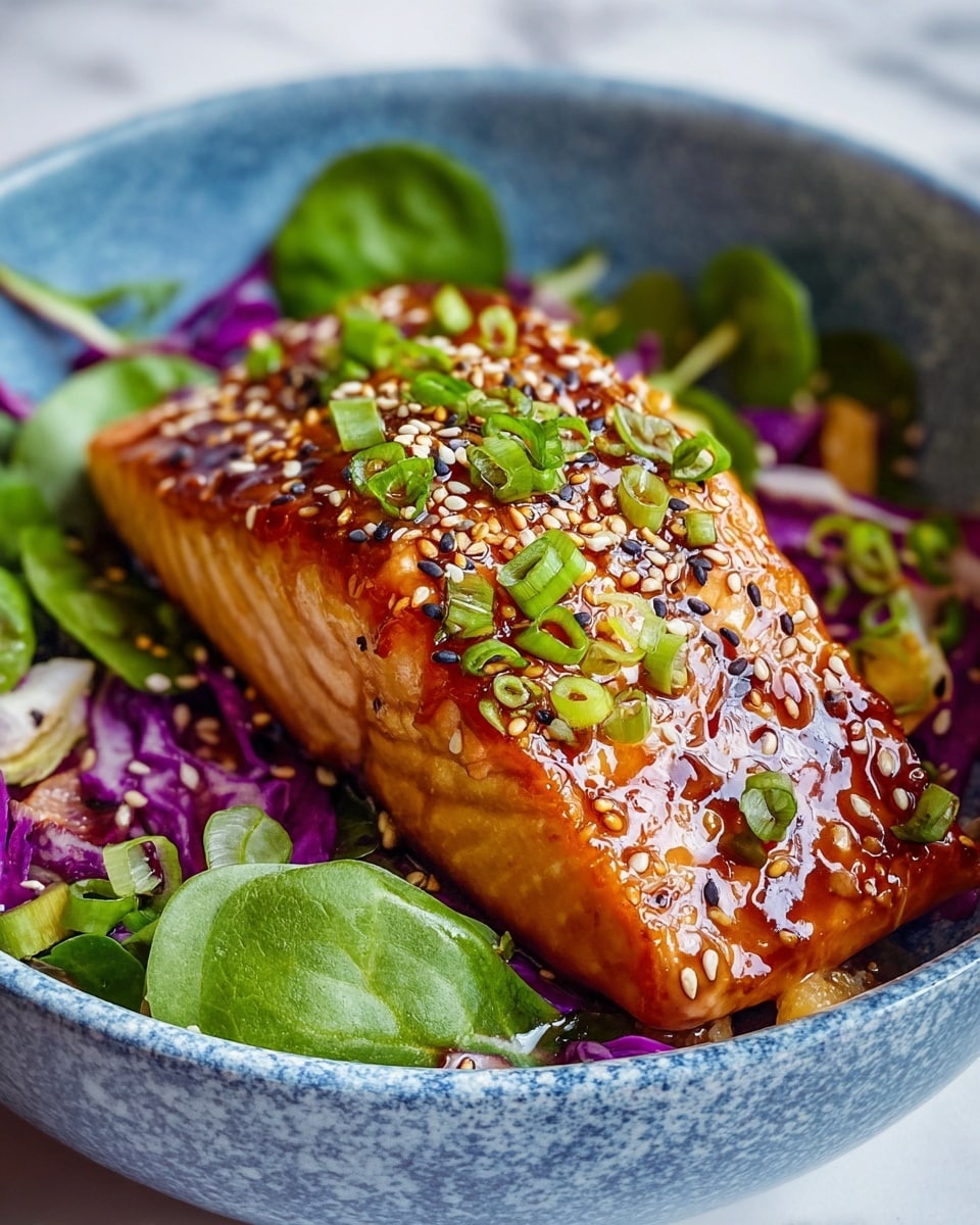 Asian Sesame-Ginger Tuna Steak with Green Onions Recipe - Recipe Image