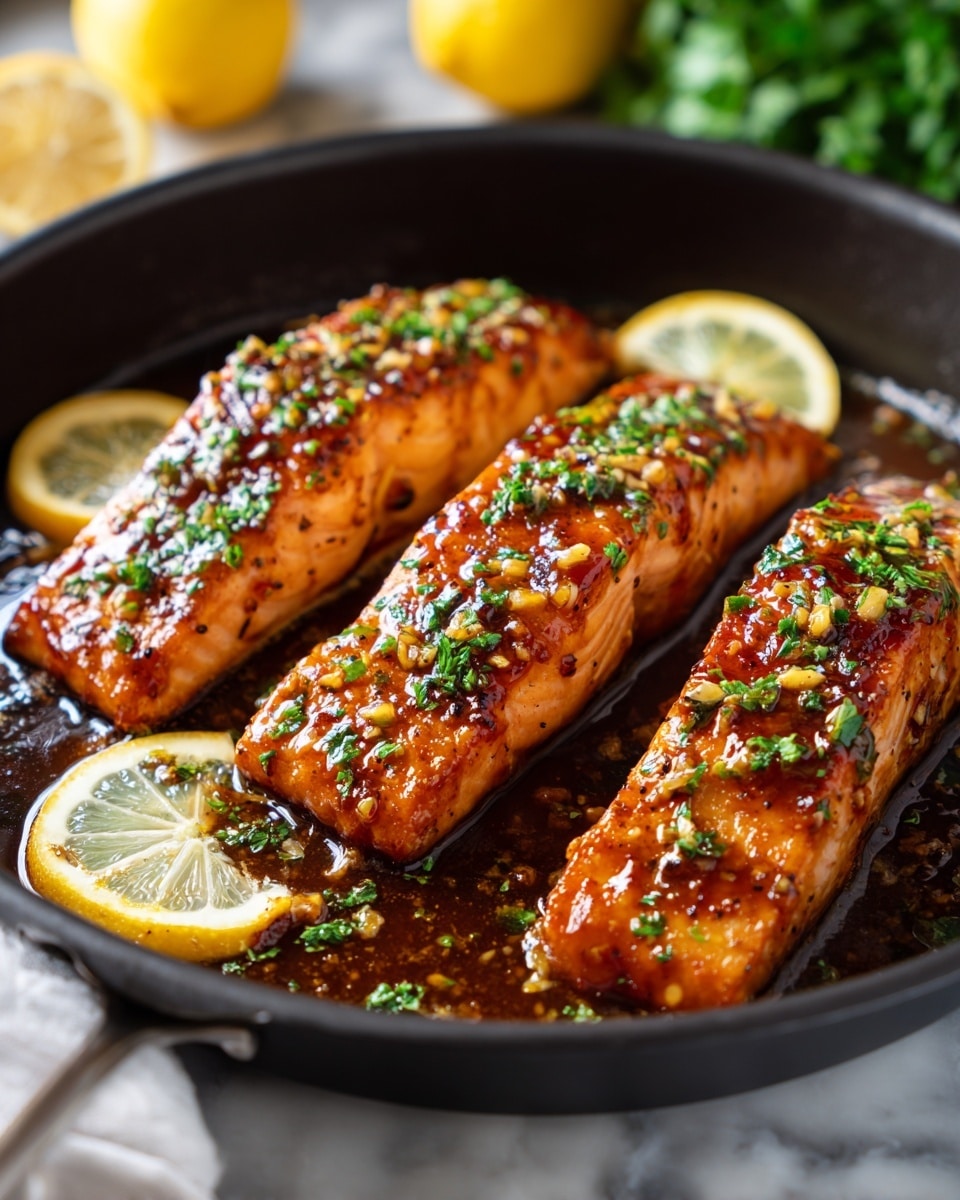 Honey Garlic Glazed Salmon Recipe - Recipe Image