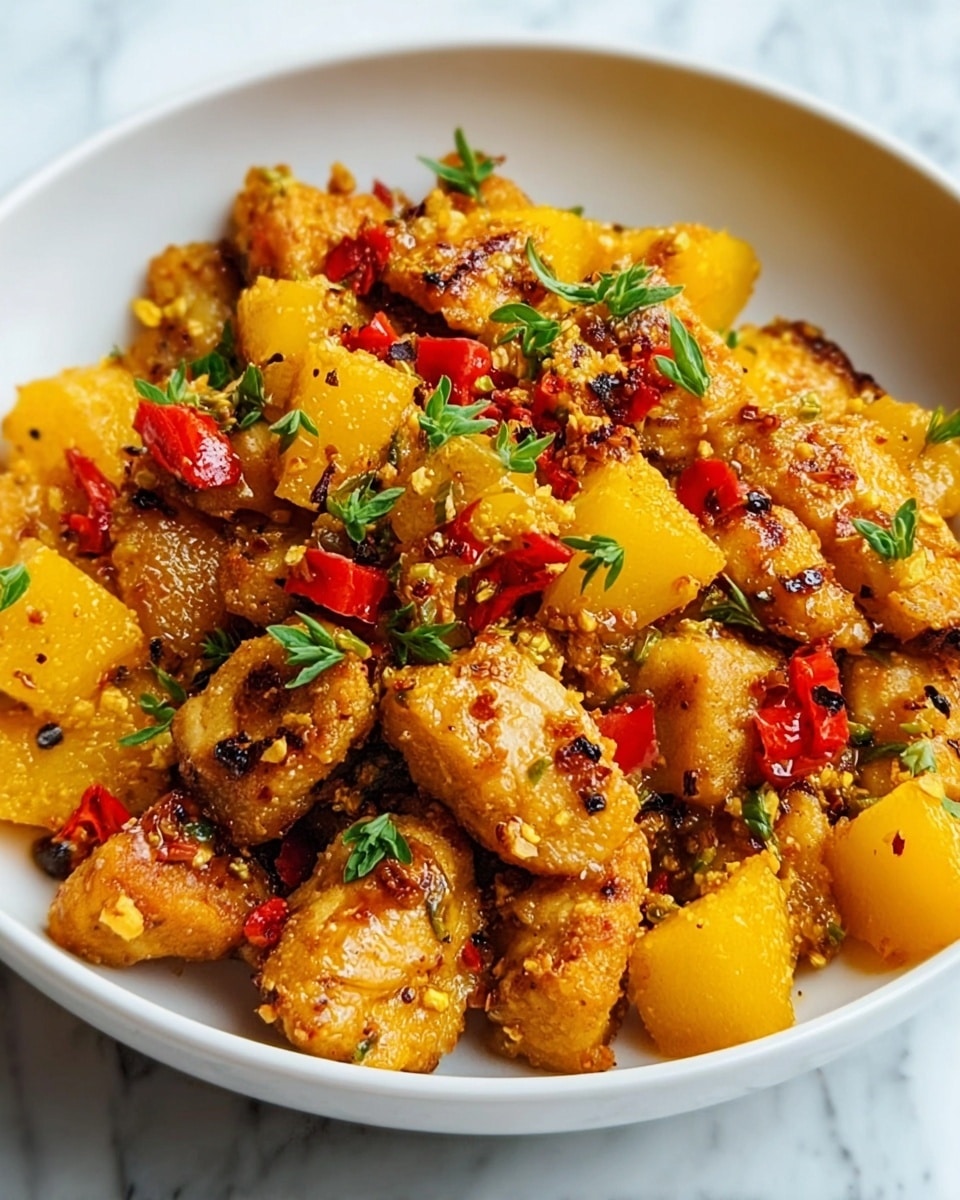 Mango Pineapple Chicken Recipe - Recipe Image