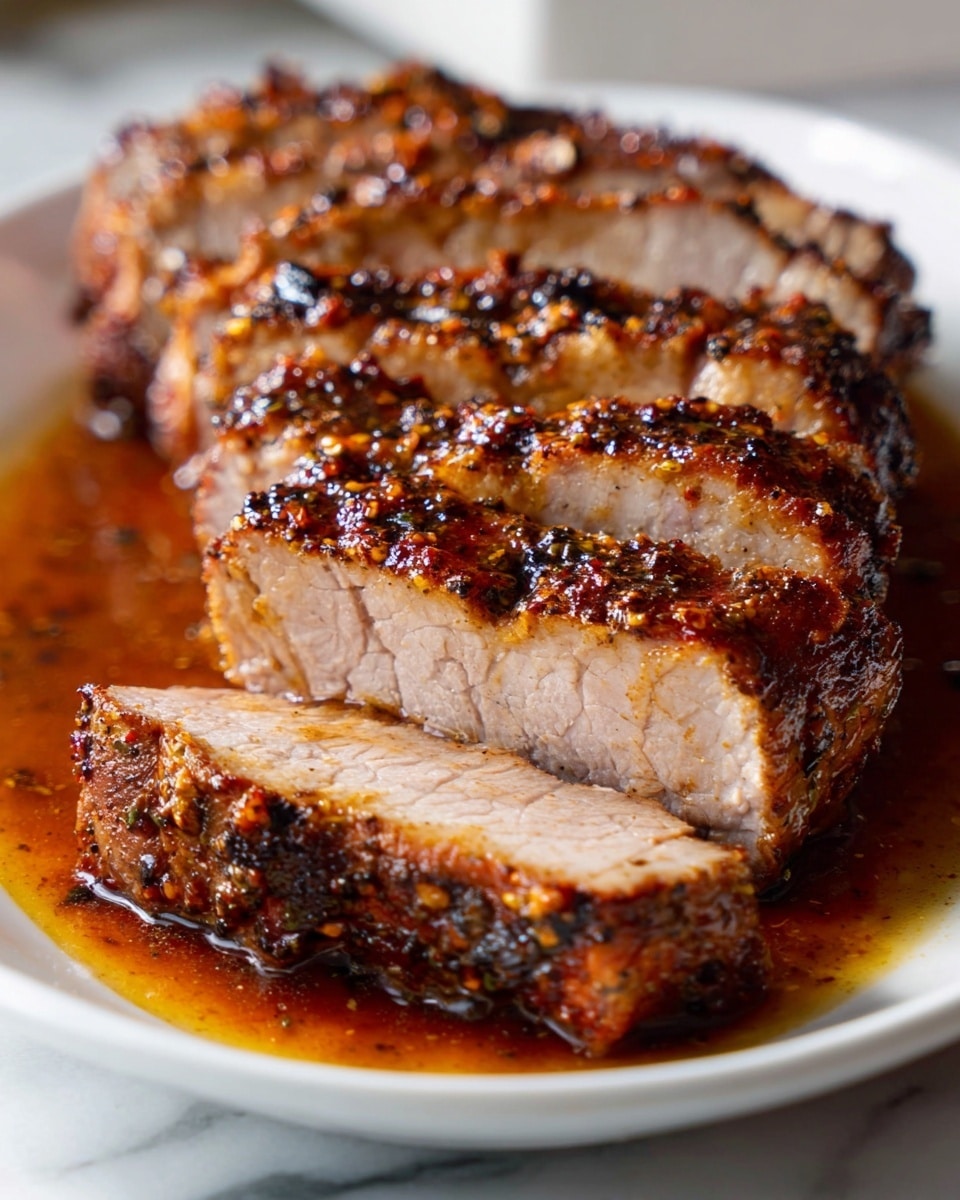 Amazing Maple Dijon Glazed Pork Tenderloin Recipe - Recipe Image