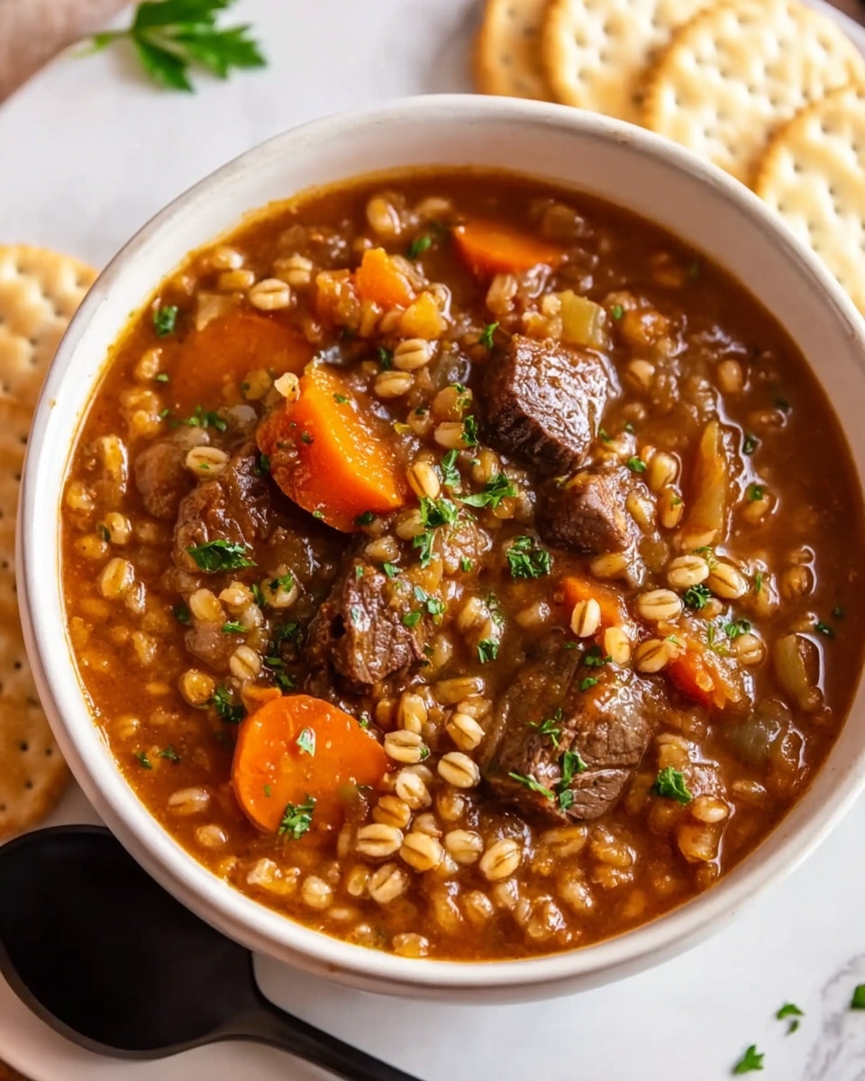Beef Barley Soup Recipe - Recipe Image