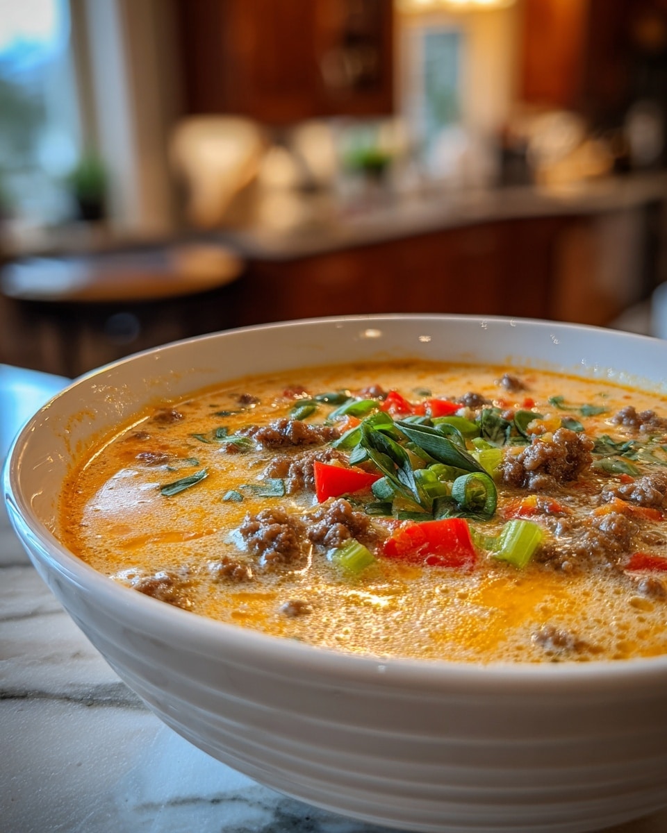 Crockpot Cheeseburger Soup Recipe - Recipe Image