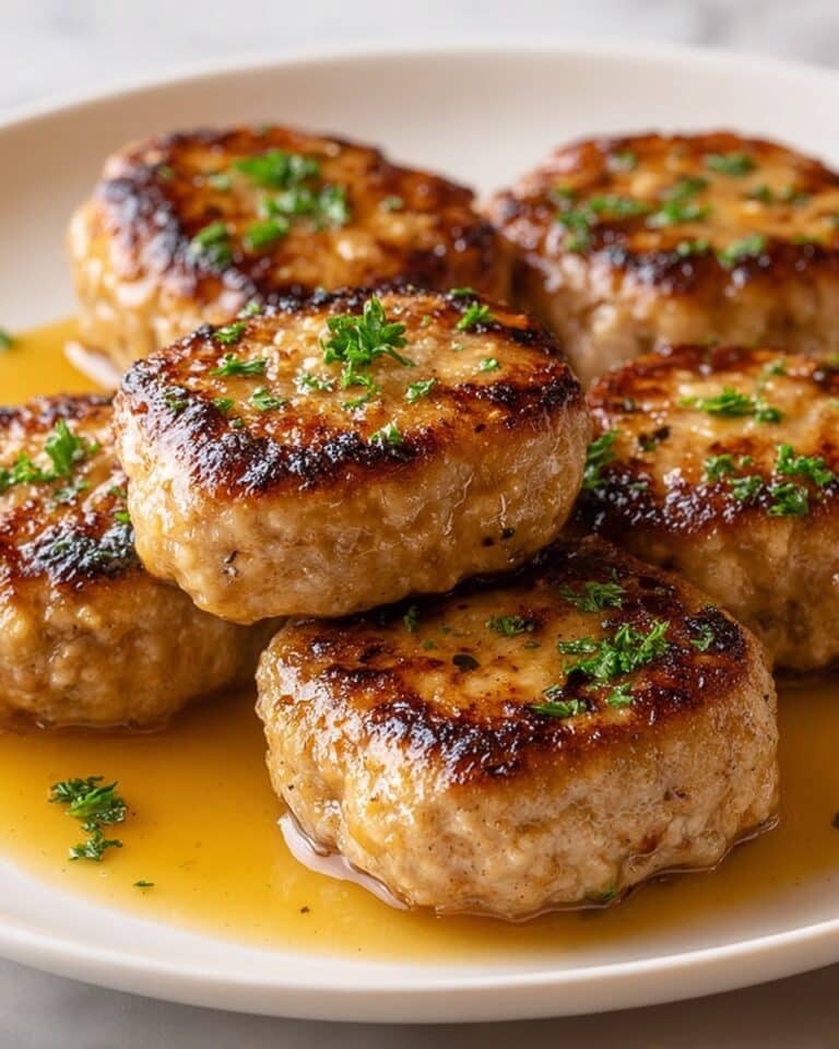 Garlic Parmesan Chicken Meatloaves Recipe