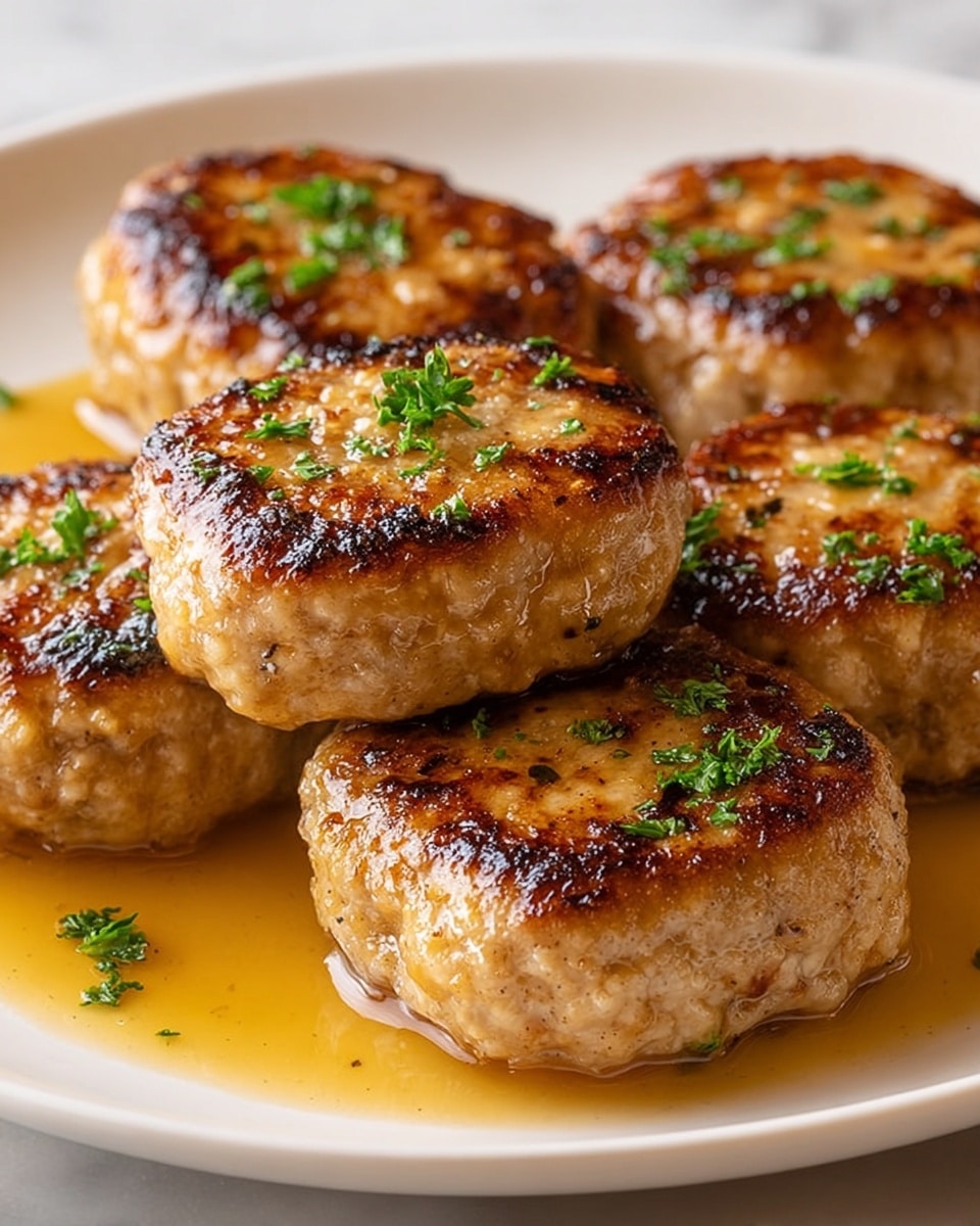 Garlic Parmesan Chicken Meatloaves Recipe - Recipe Image