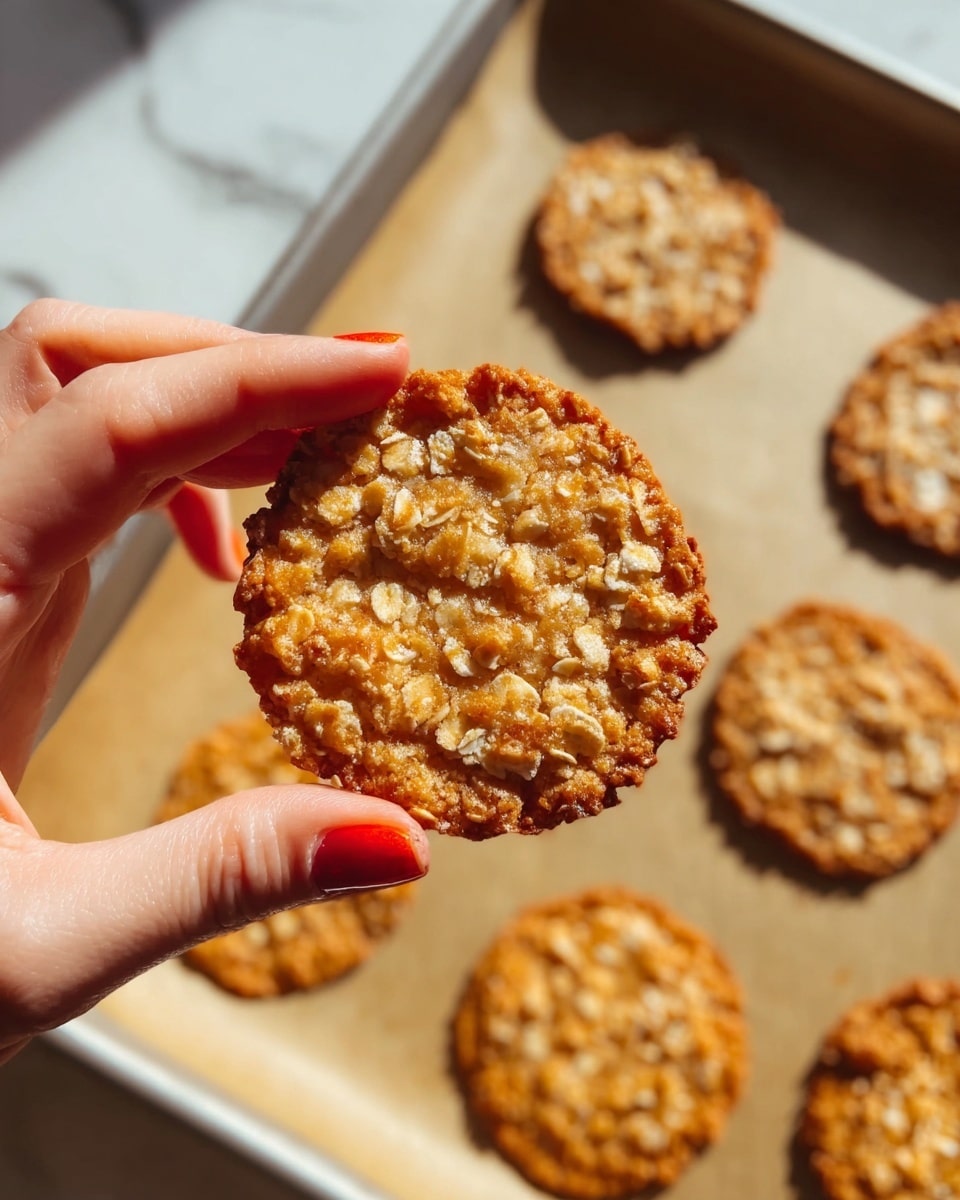 Chewy Oatmeal Lace Cookies Recipe - Recipe Image