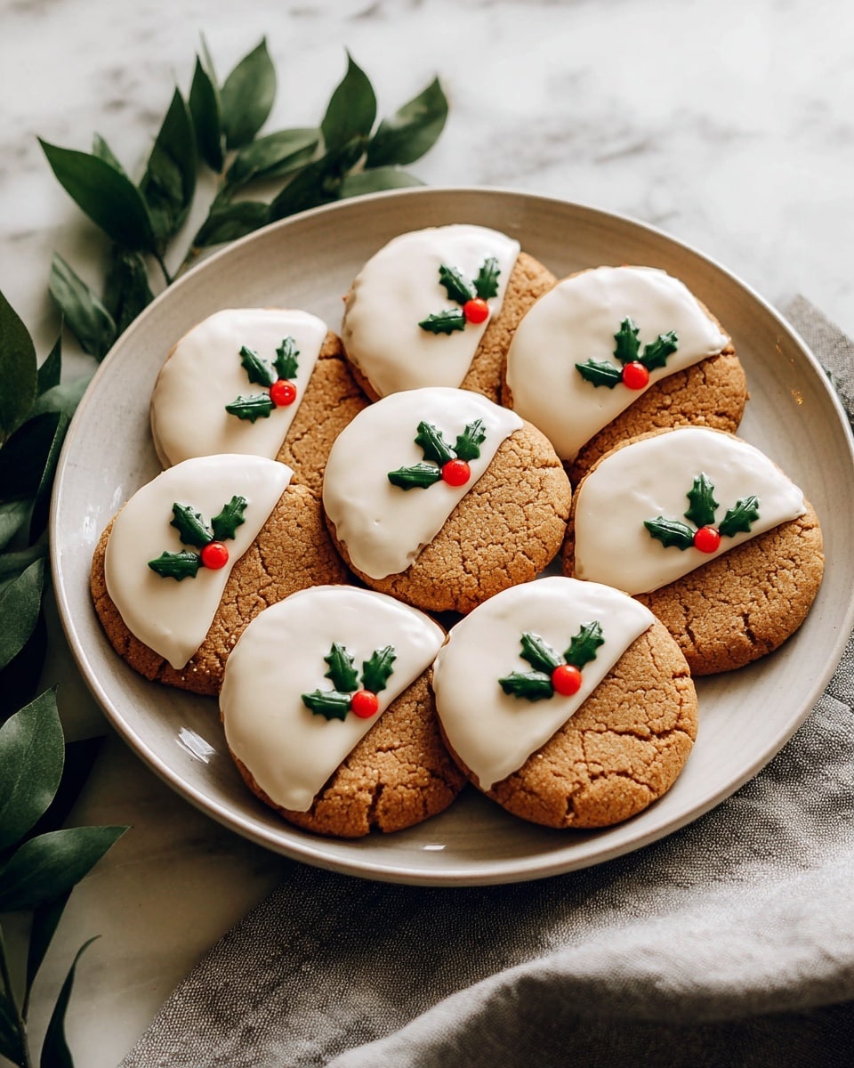 Soft Gingerbread Cookies with Maple Glaze Recipe - Recipe Image