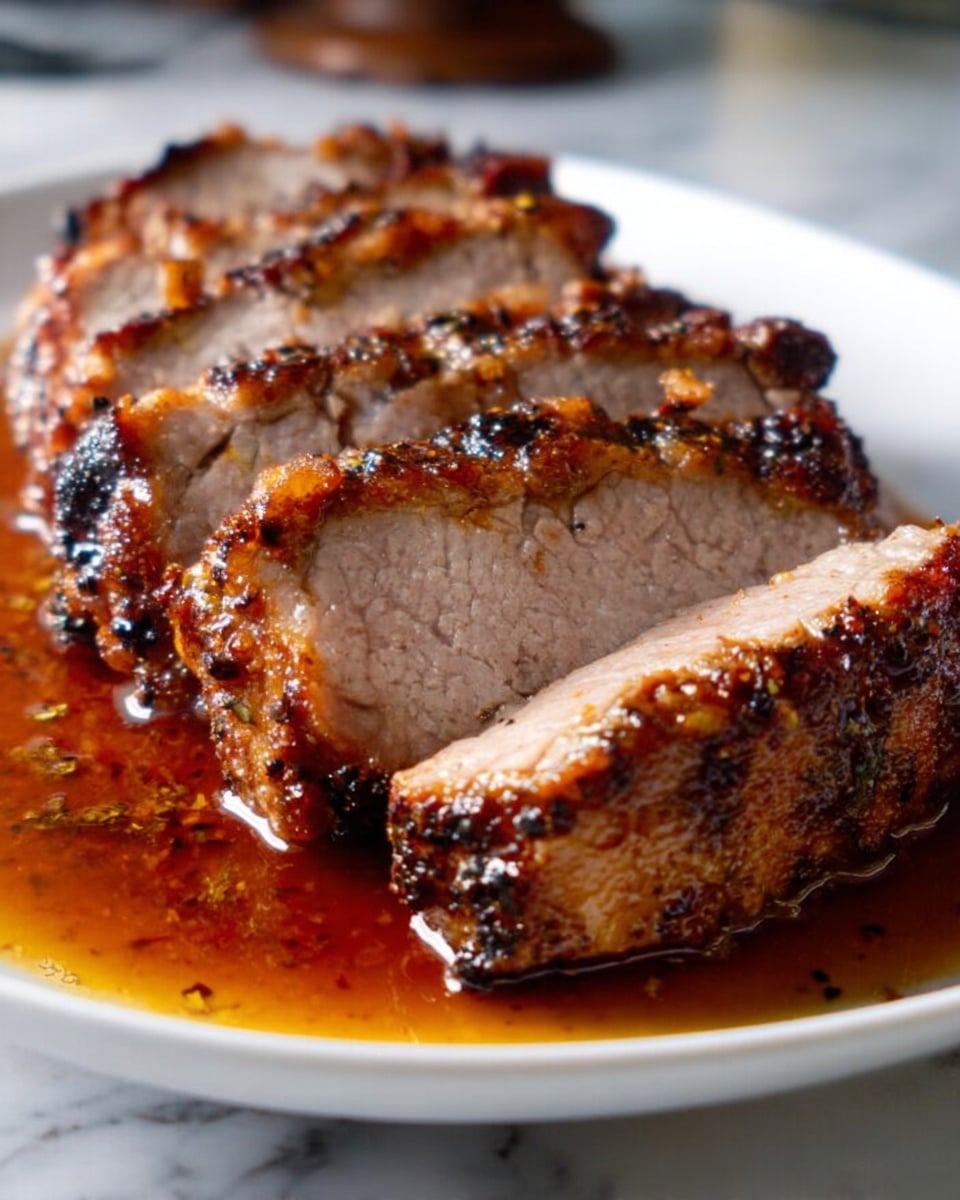 Amazing Maple Dijon Glazed Pork Tenderloin Recipe - Recipe Image
