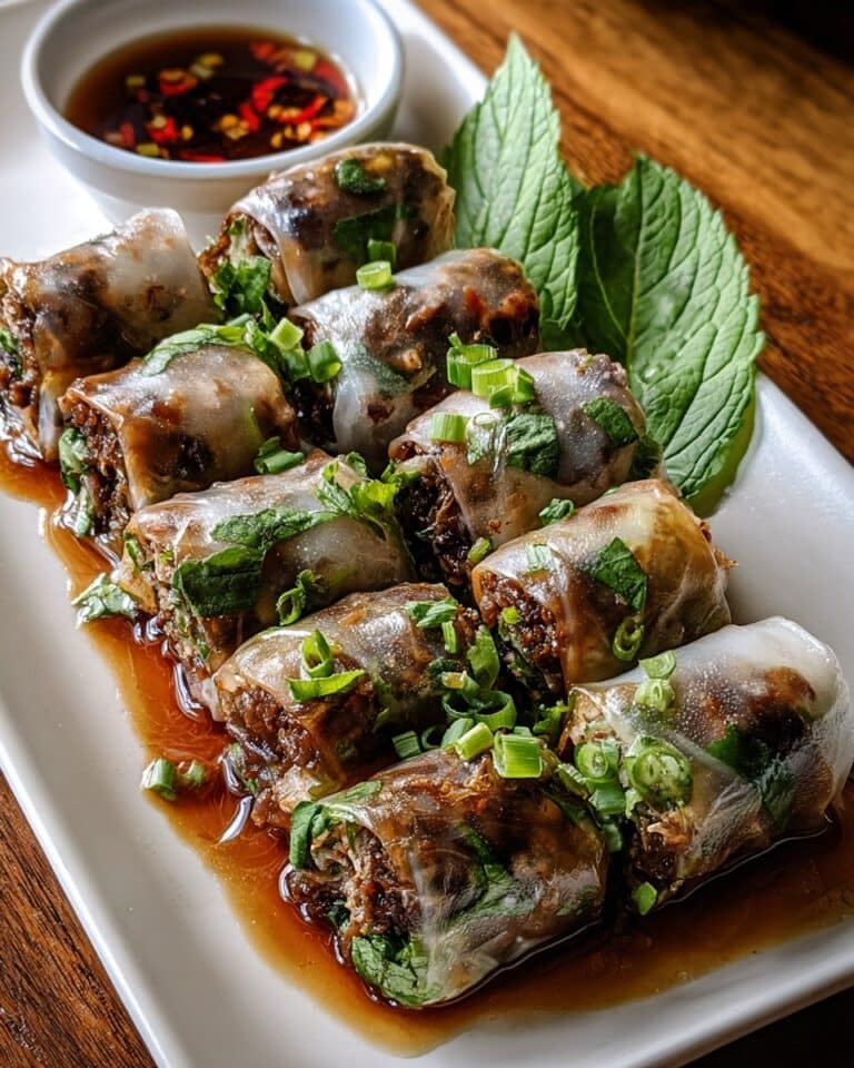 Thai Basil Beef Rolls Recipe