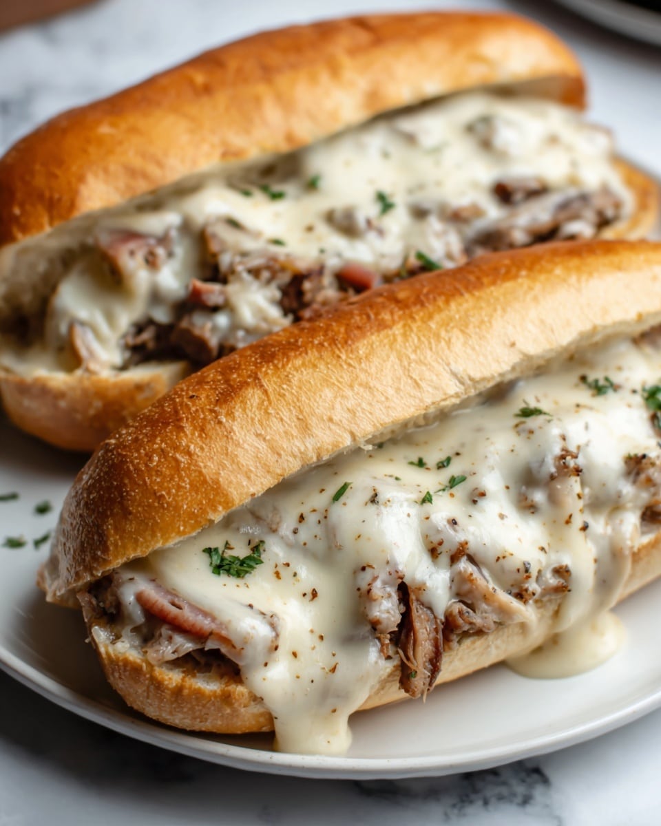 Chicken Cheese Steak Sandwiches Recipe - Recipe Image