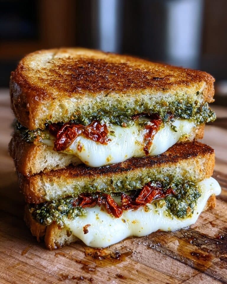 Sun-Dried Tomato Pesto Grilled Cheese Recipe