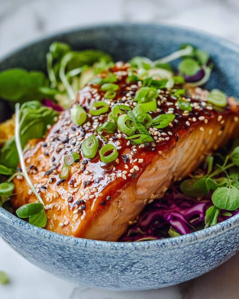 Asian Sesame-Ginger Tuna Steak with Green Onions Recipe