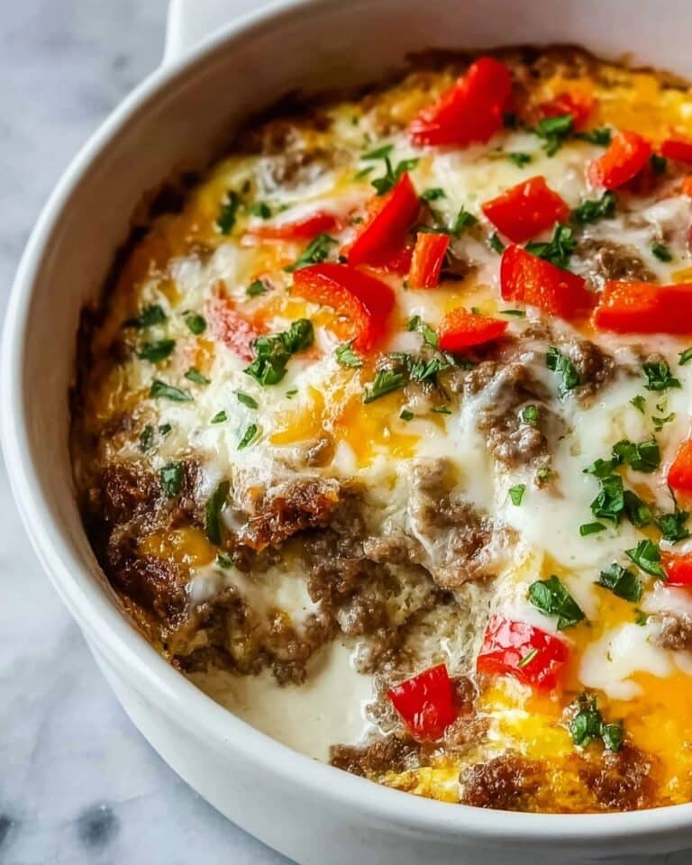 Low Carb Philly Cheesesteak Casserole Recipe