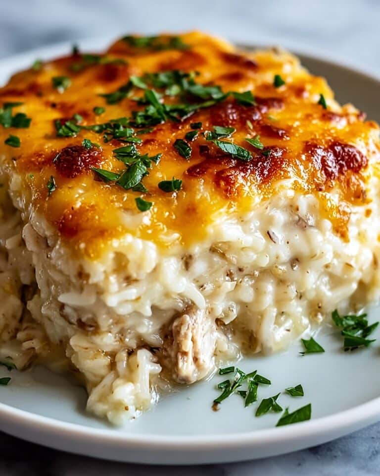Healthy Chicken Cauliflower Rice Casserole Recipe