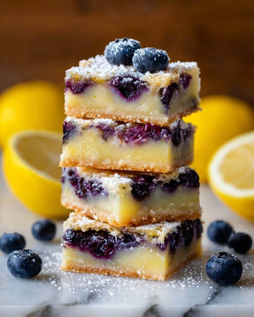 Lemon Blueberry Bars Recipe