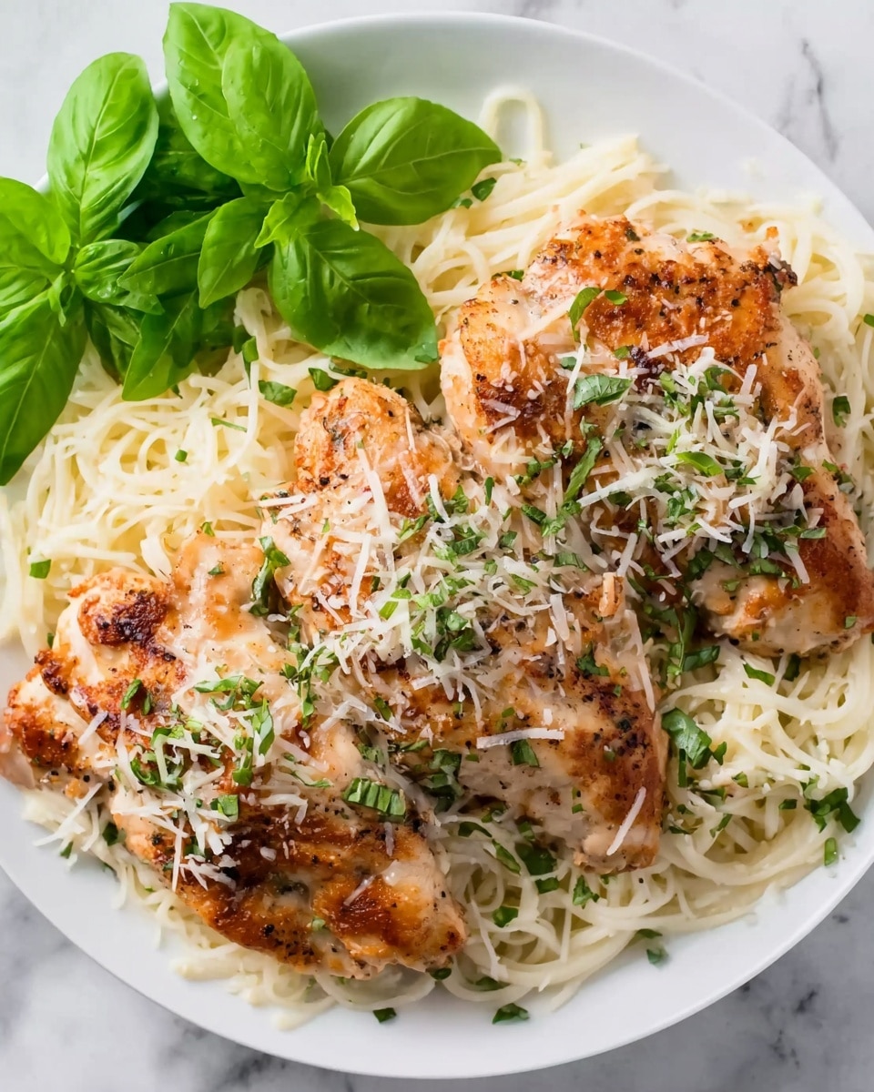 Keto Slow Cooker Garlic Parmesan Chicken Recipe - Recipe Image