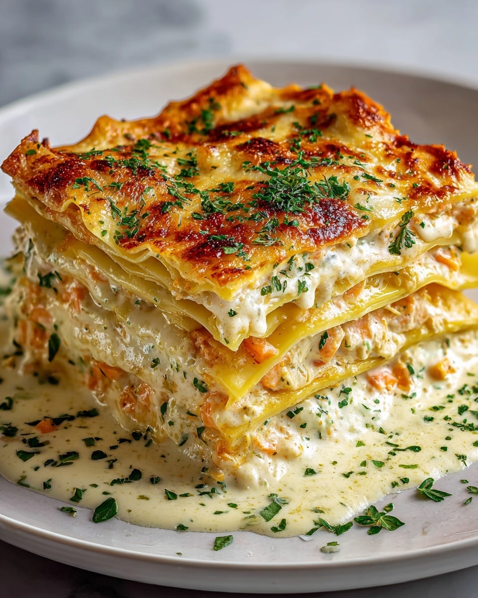 Indulgent Seafood Lasagna with Shrimp and Crab Recipe - Recipe Image