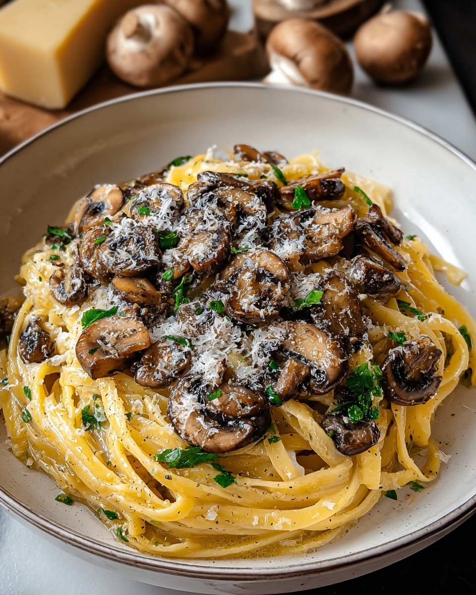 Caramelized Leek and Mushroom Gruyère Pasta Recipe - Recipe Image