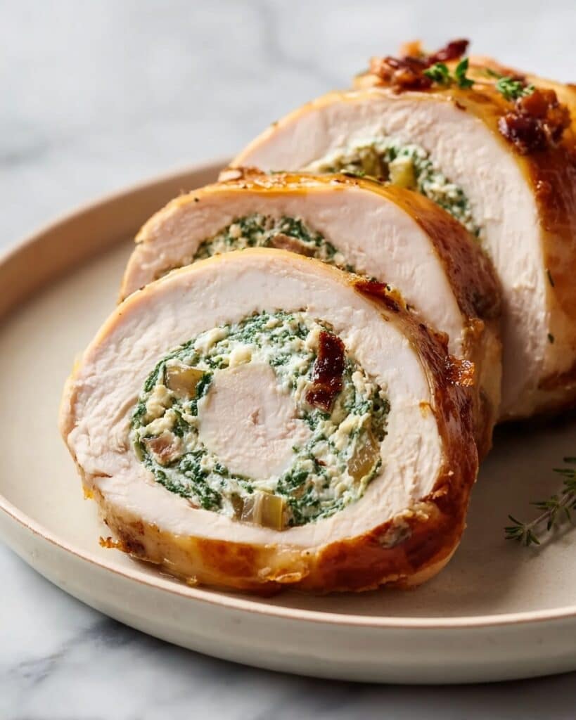 Best Christmas Stuffed Turkey Breast Recipe