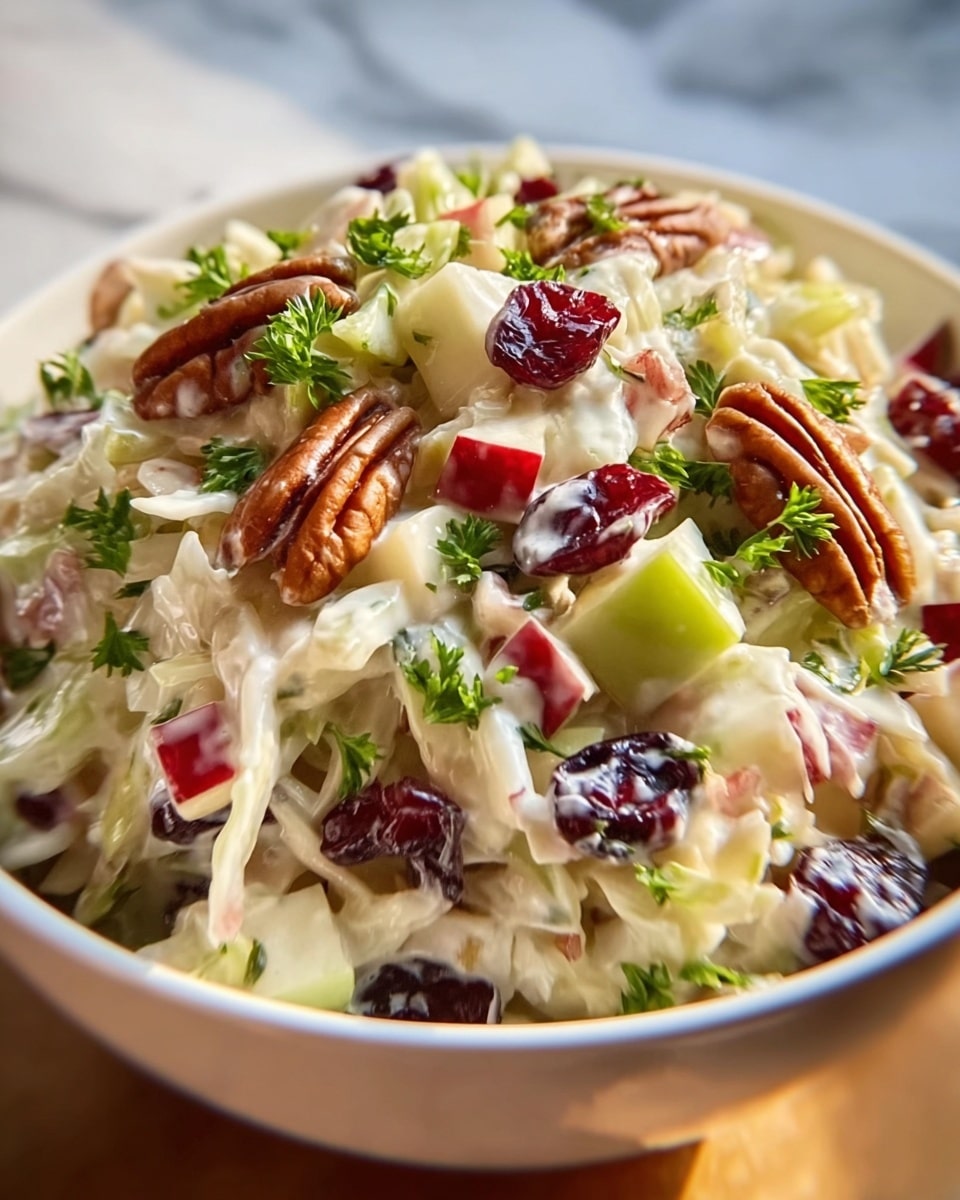 Apple Cranberry Coleslaw Recipe - Recipe Image