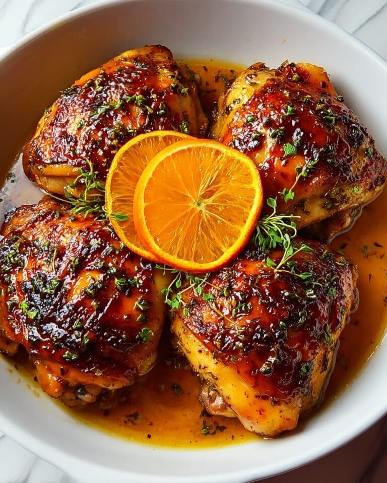 Sweet and Savory Roasted Orange Chicken Recipe
