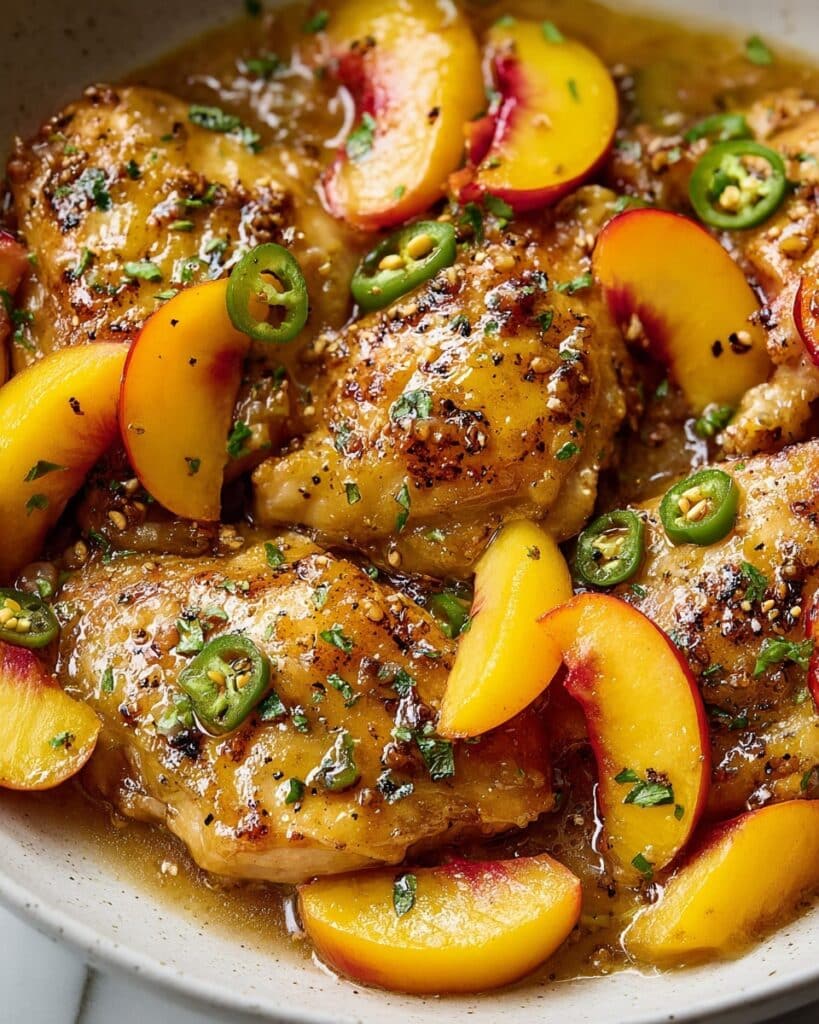 Jalapeno Peach Chicken Recipe
