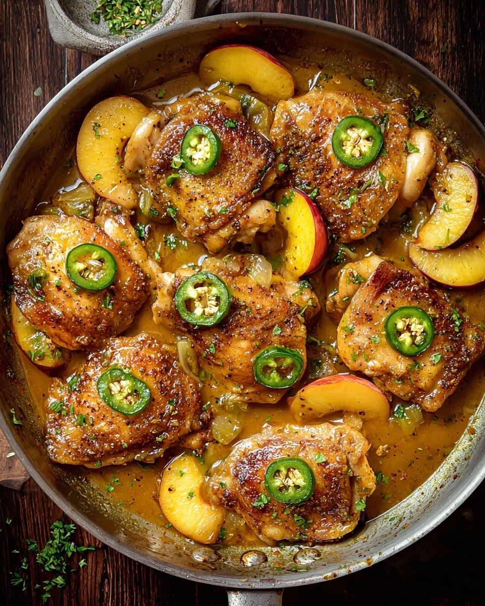 Jalapeno Peach Chicken Recipe - Recipe Image