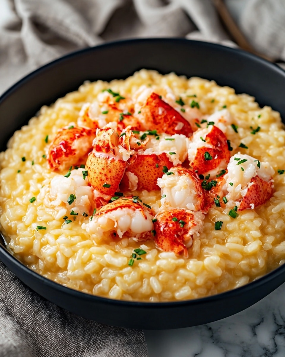 Lemon Butter Lobster Risotto Recipe - Recipe Image