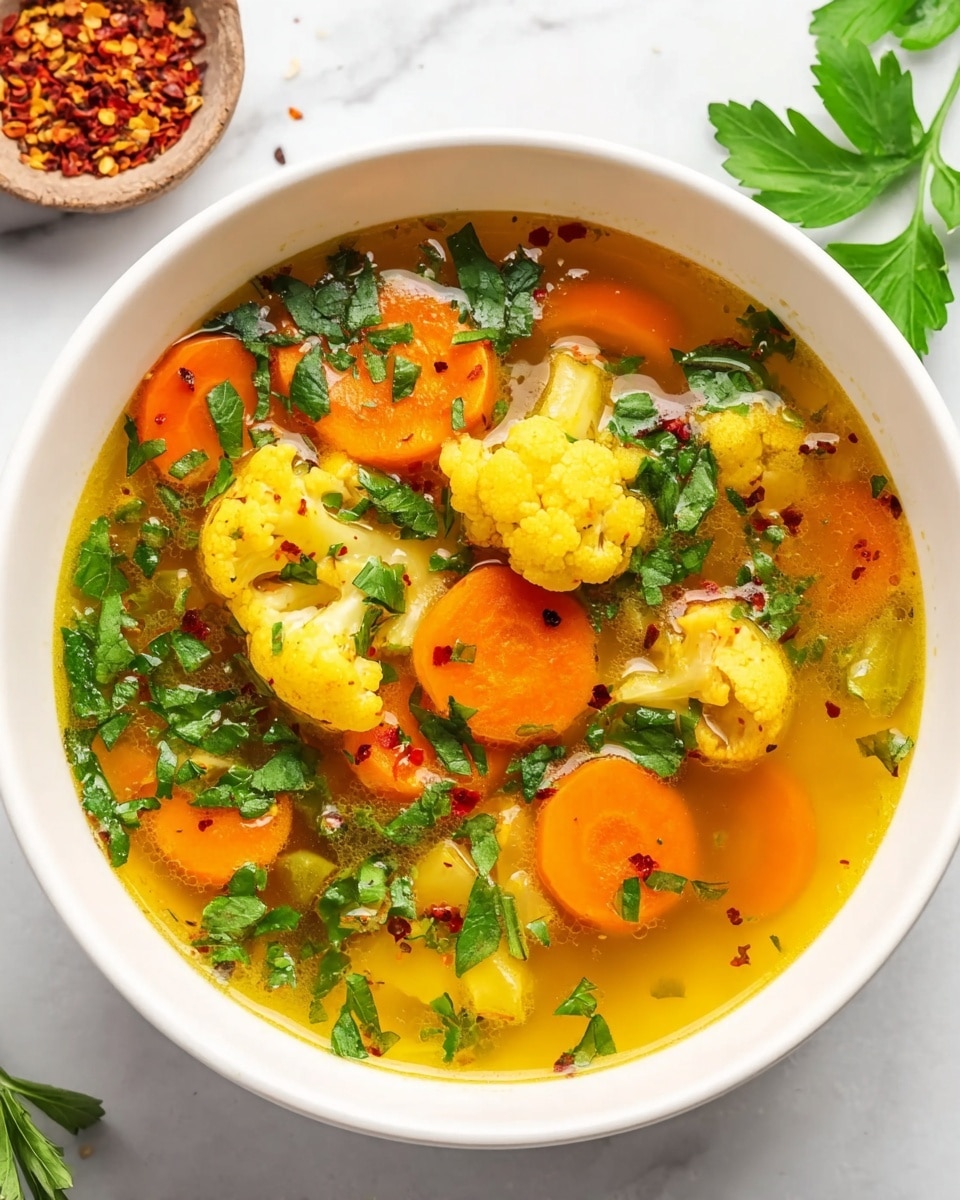 Anti-Inflammatory Vegetable Soup with Turmeric Recipe - Recipe Image