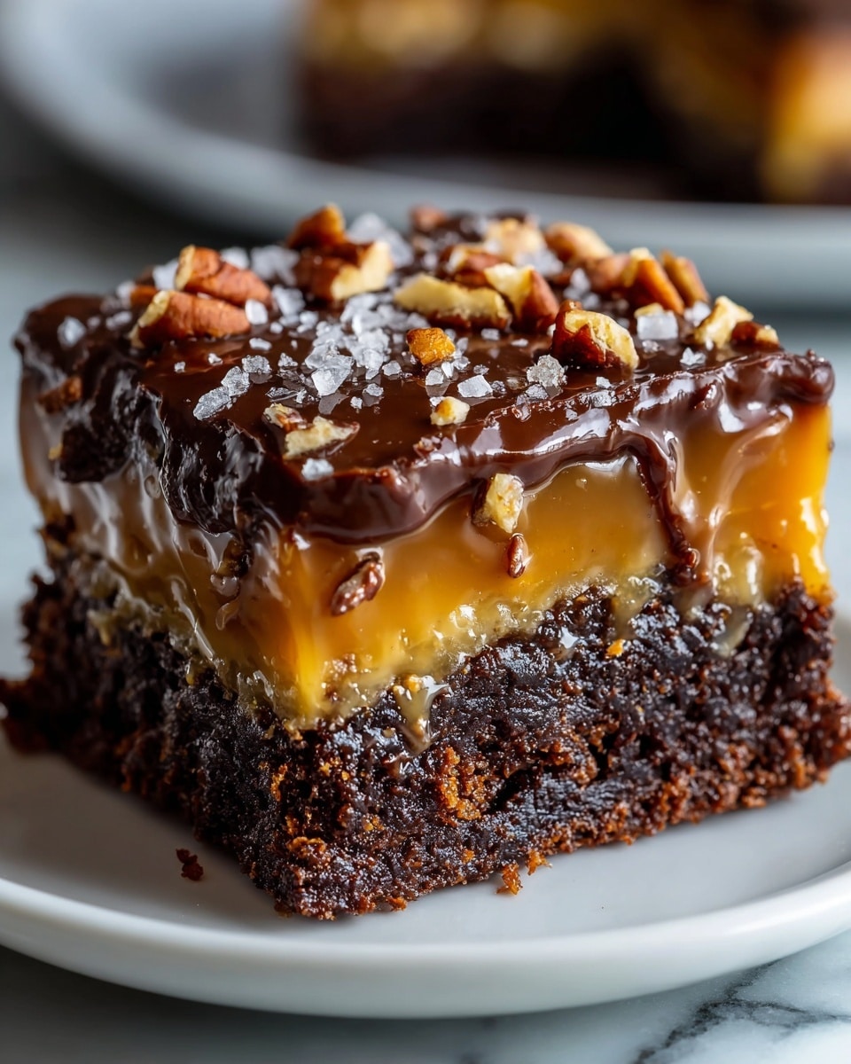 German Chocolate Poke Cake Recipe - Recipe Image