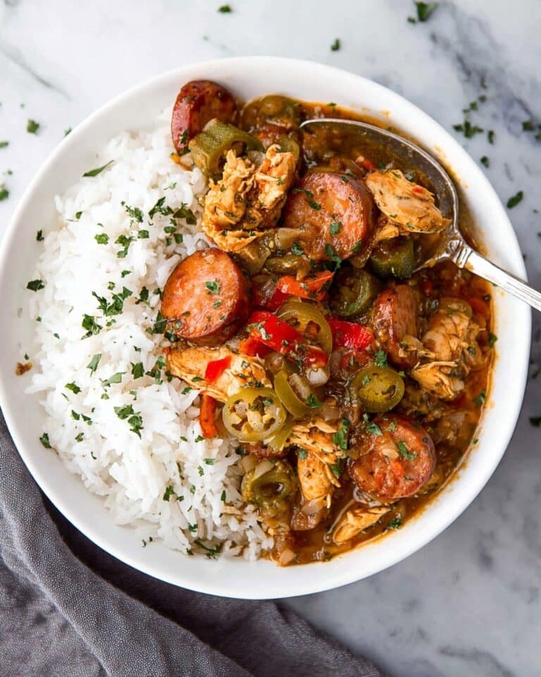 Chicken Andouille Sausage Gumbo Recipe