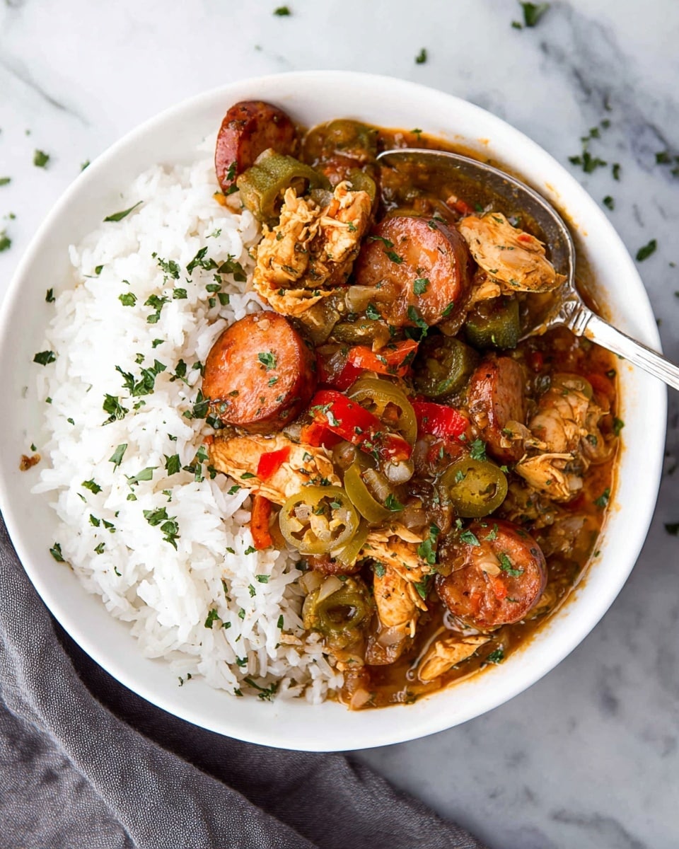 Chicken Andouille Sausage Gumbo Recipe