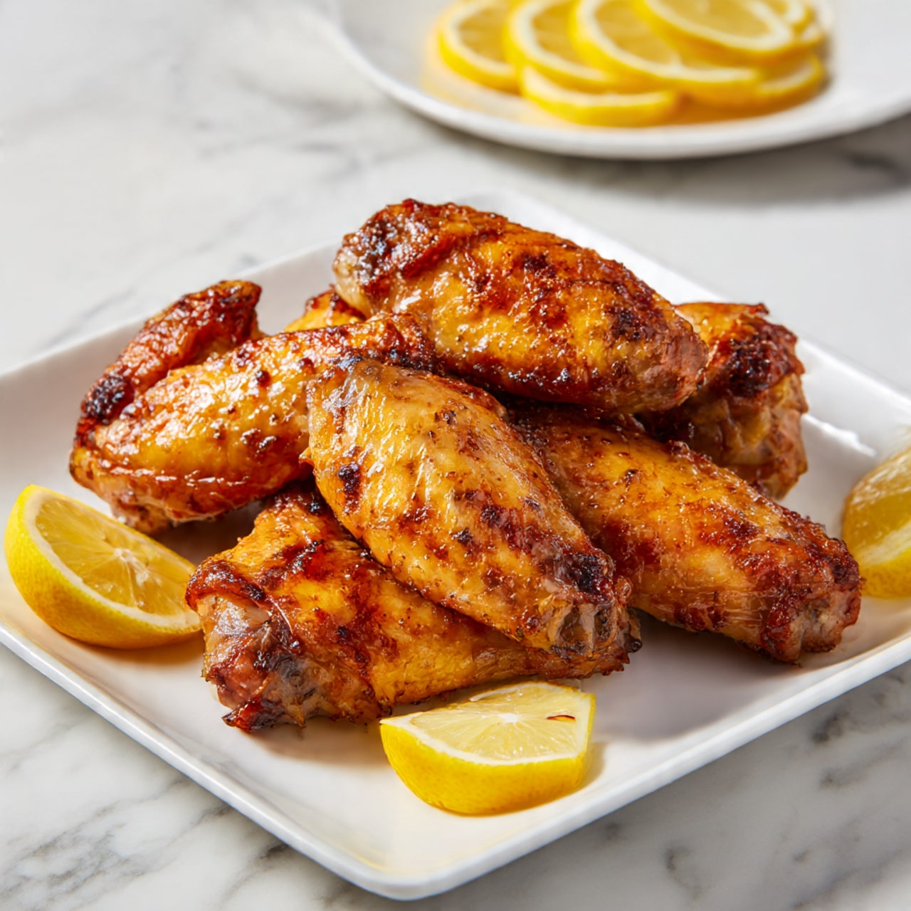 Lemon Pepper Wings with Honey Recipe - Recipe Image