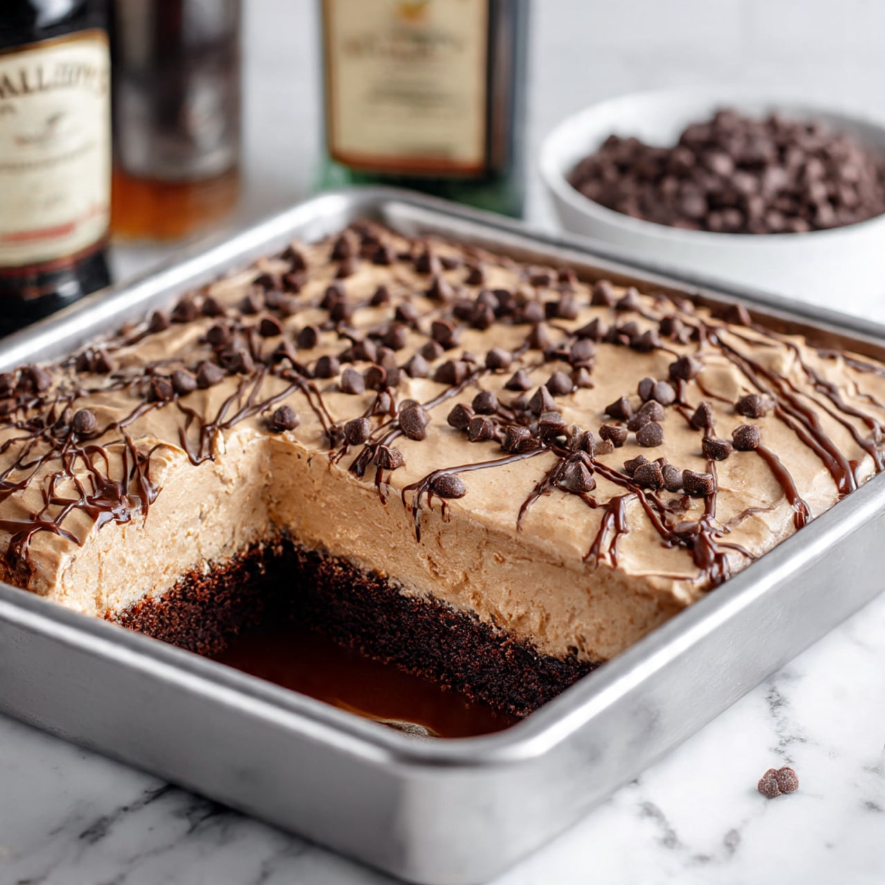 Baileys Chocolate Poke Cake Recipe