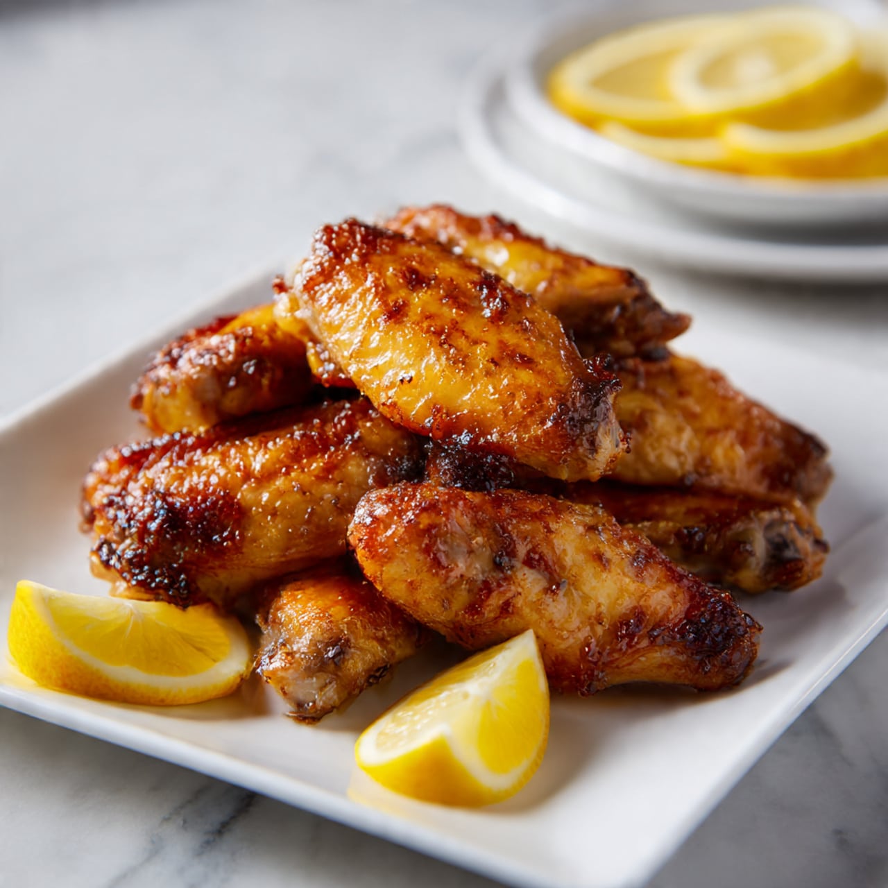 Lemon Pepper Wings with Honey Recipe - Recipe Image