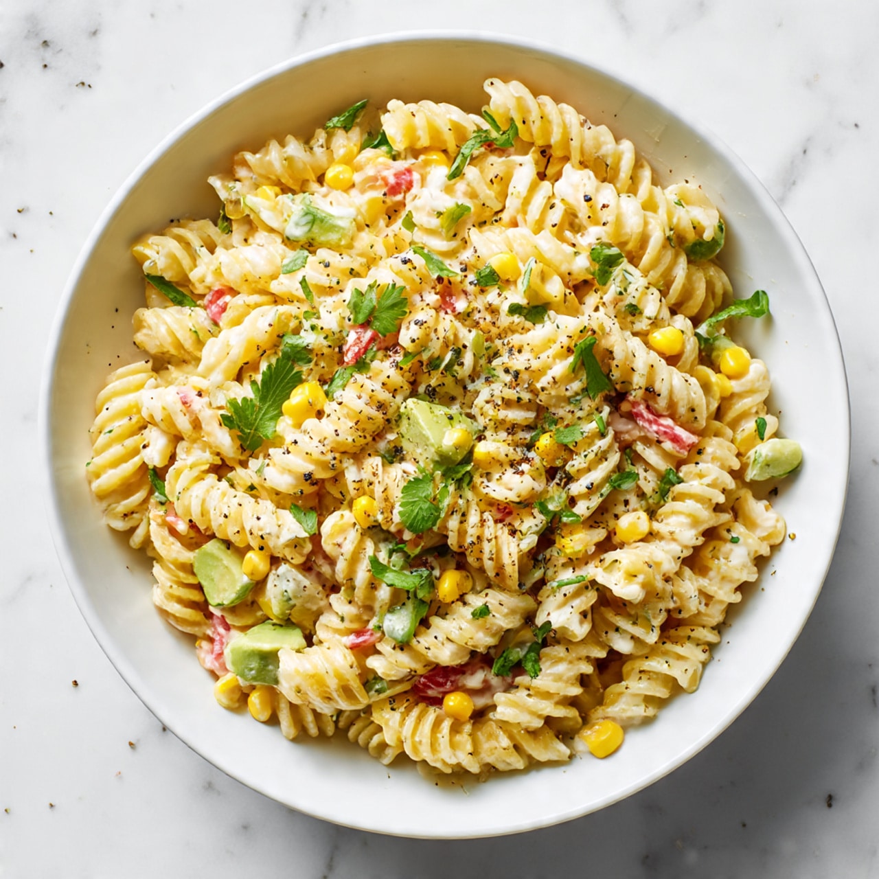 Perfect Mexican Street Corn Pasta Salad for Summer Bliss Recipe - Recipe Image