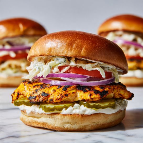 Grilled Buffalo Chicken Sandwiches Recipe - Recipe Image