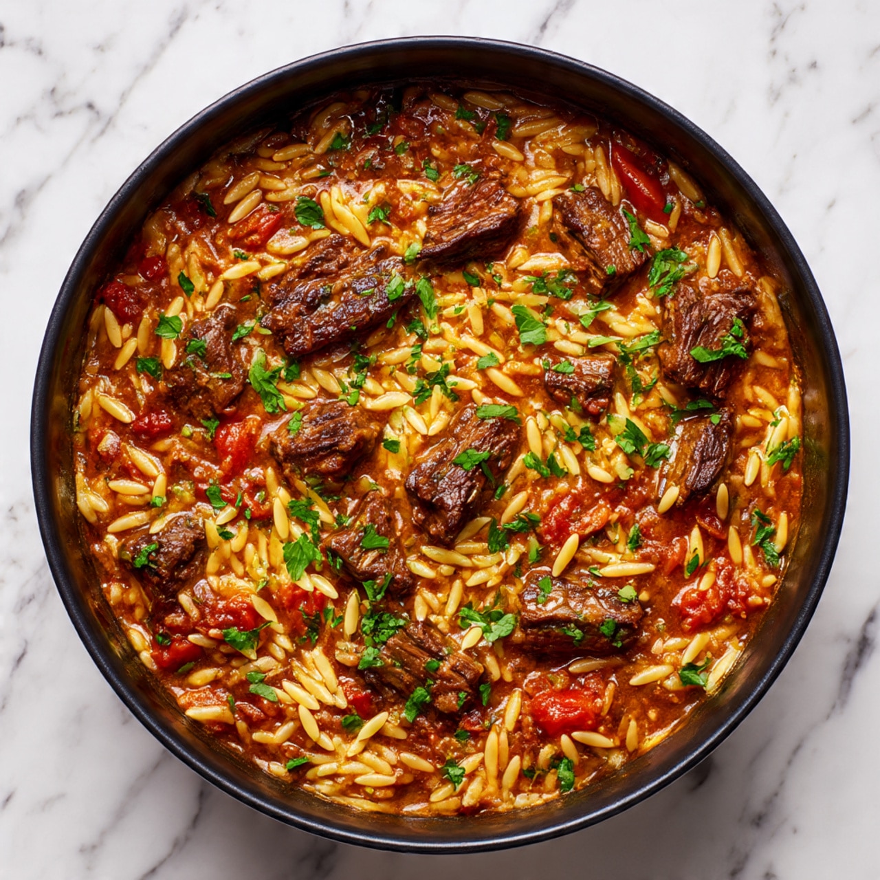 Beef Giouvetsi with Orzo Recipe - Recipe Image