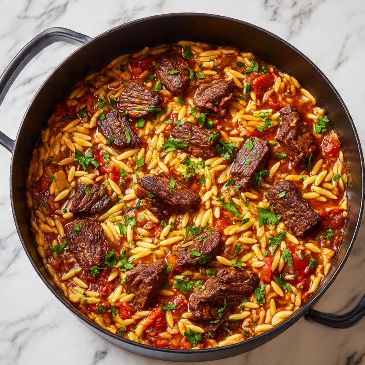 Beef Giouvetsi with Orzo Recipe - Recipe Image