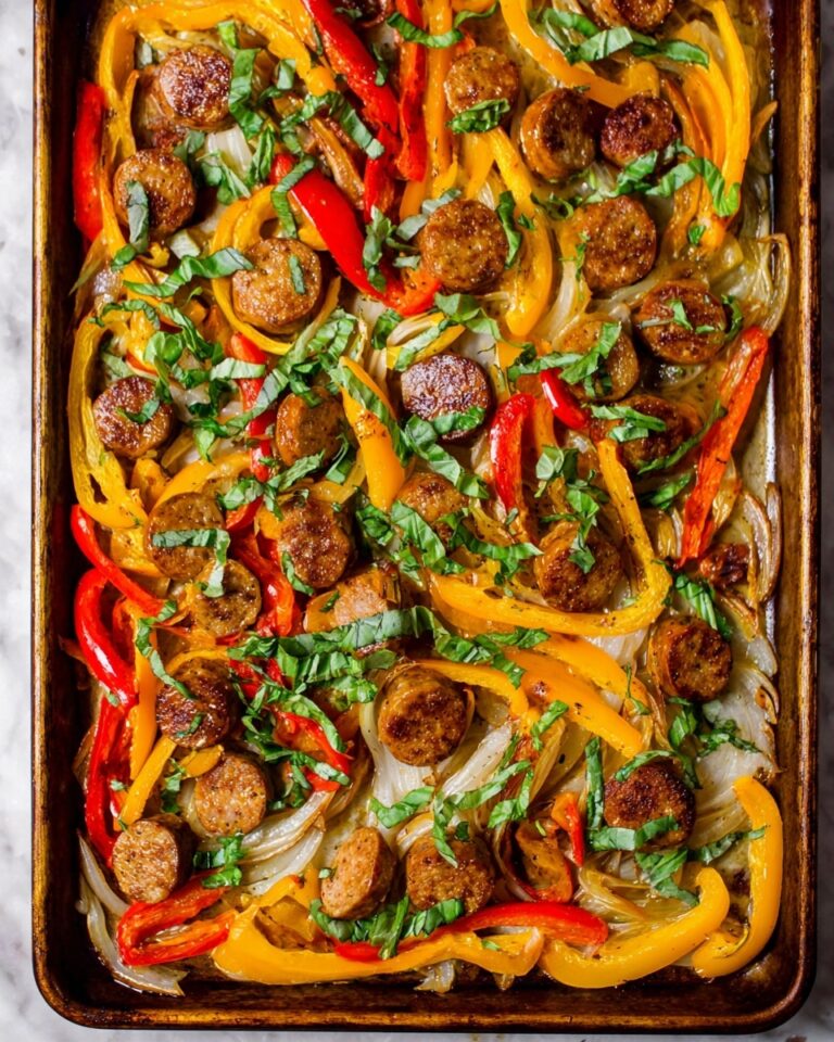 Sausage and Peppers Bake Recipe