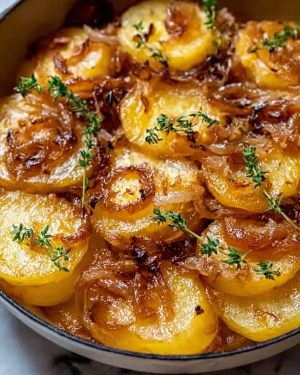 Savory French Onion Potato Bake Recipe - Recipe Image
