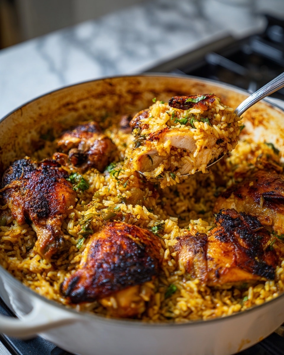 One Pot Sticky Coconut Rice & Chicken Recipe - Recipe Image
