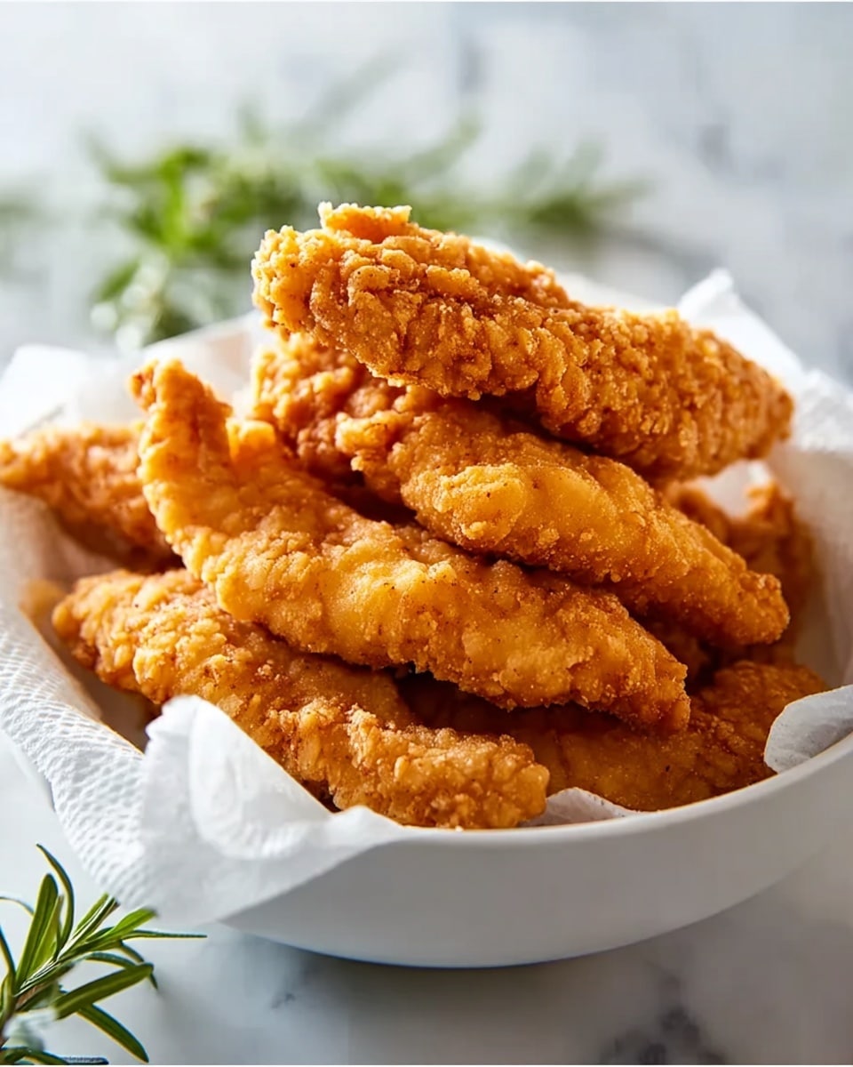 Crispy Fried Chicken Tenders Recipe - Recipe Image