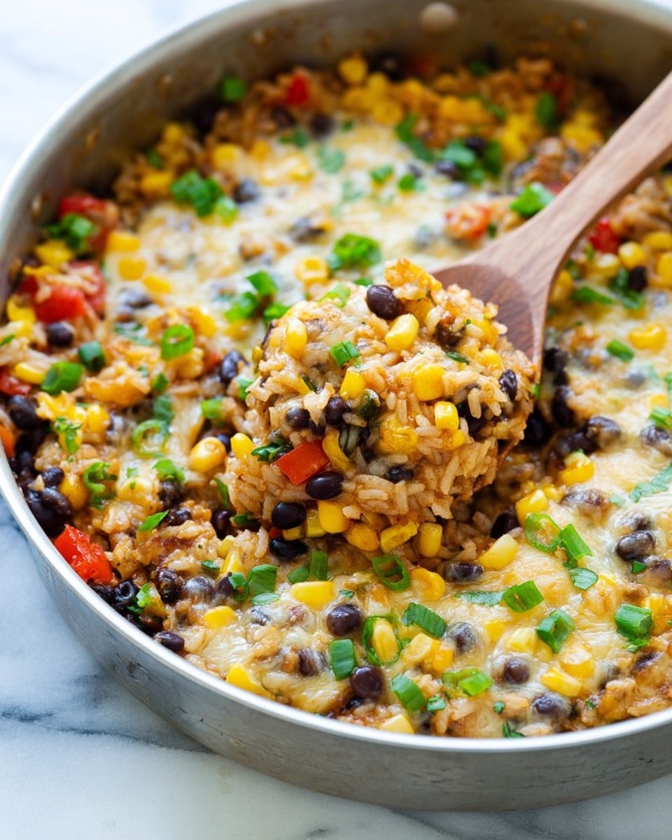 One Skillet Mexican Rice Casserole Recipe - Recipe Image